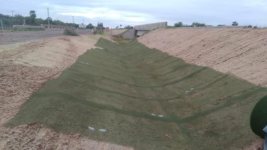 Control de erosión en la Ruta Transchaco